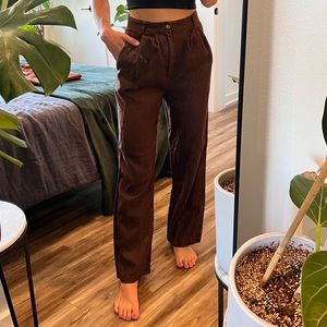 Reformation Linen Mason Pant.